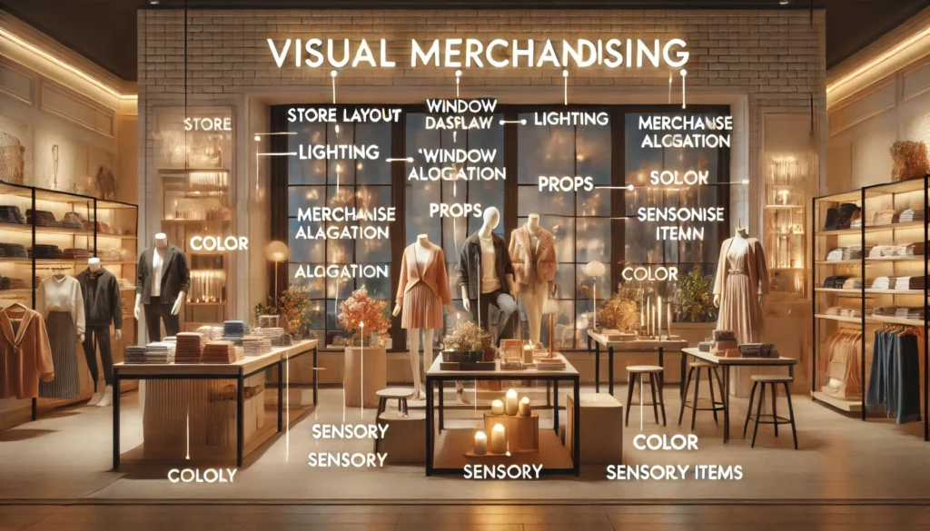 What is visual merchandising